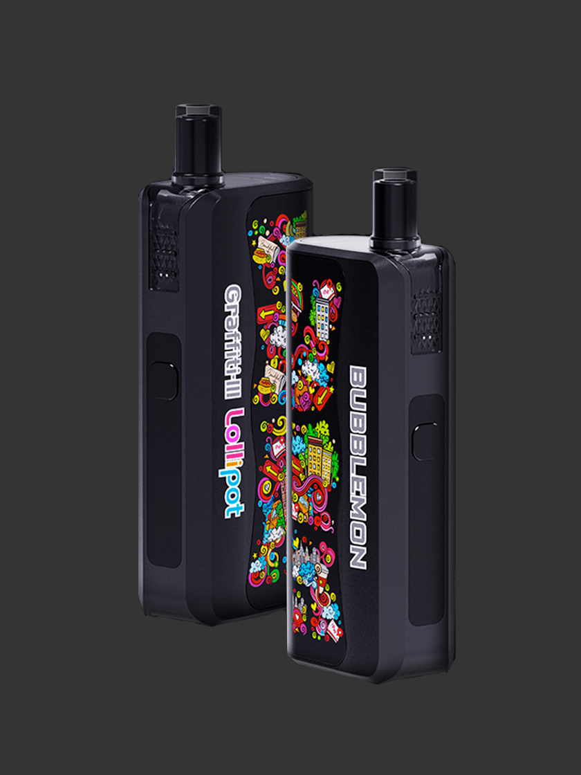BUBBLE MON Graffiti-c ブラック - BandVape