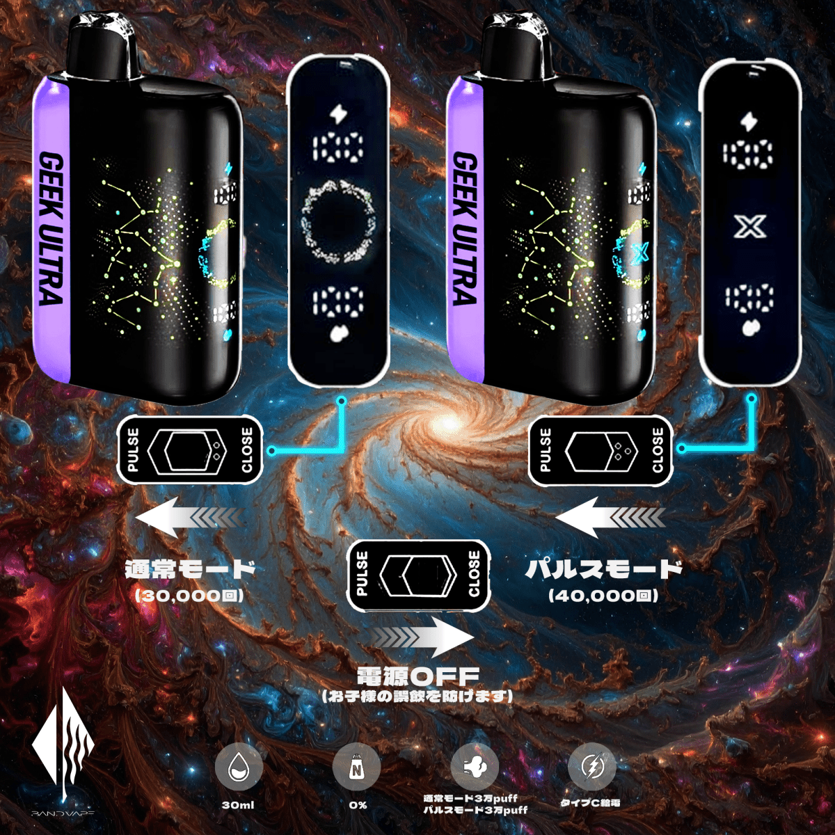 Geek Ultra ベリーブリス味 - BandVape