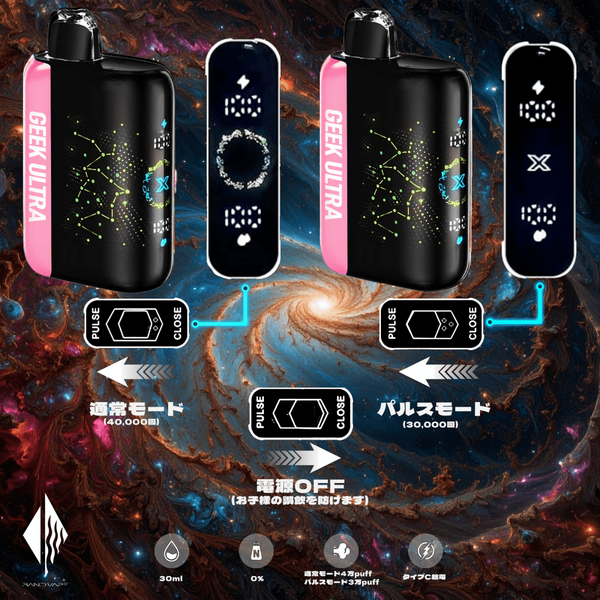 Geek Ultra ピンクレモネード味 - BandVape