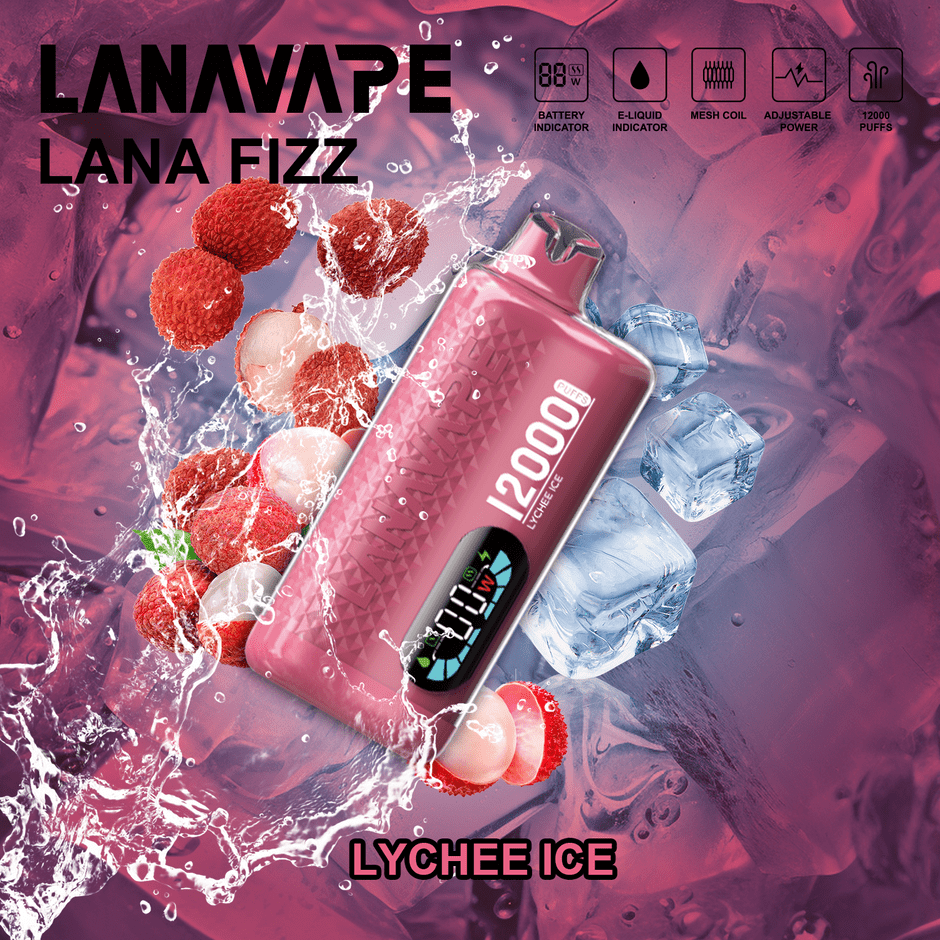 Lana Fizz 12K アイスライチ味 - BandVape