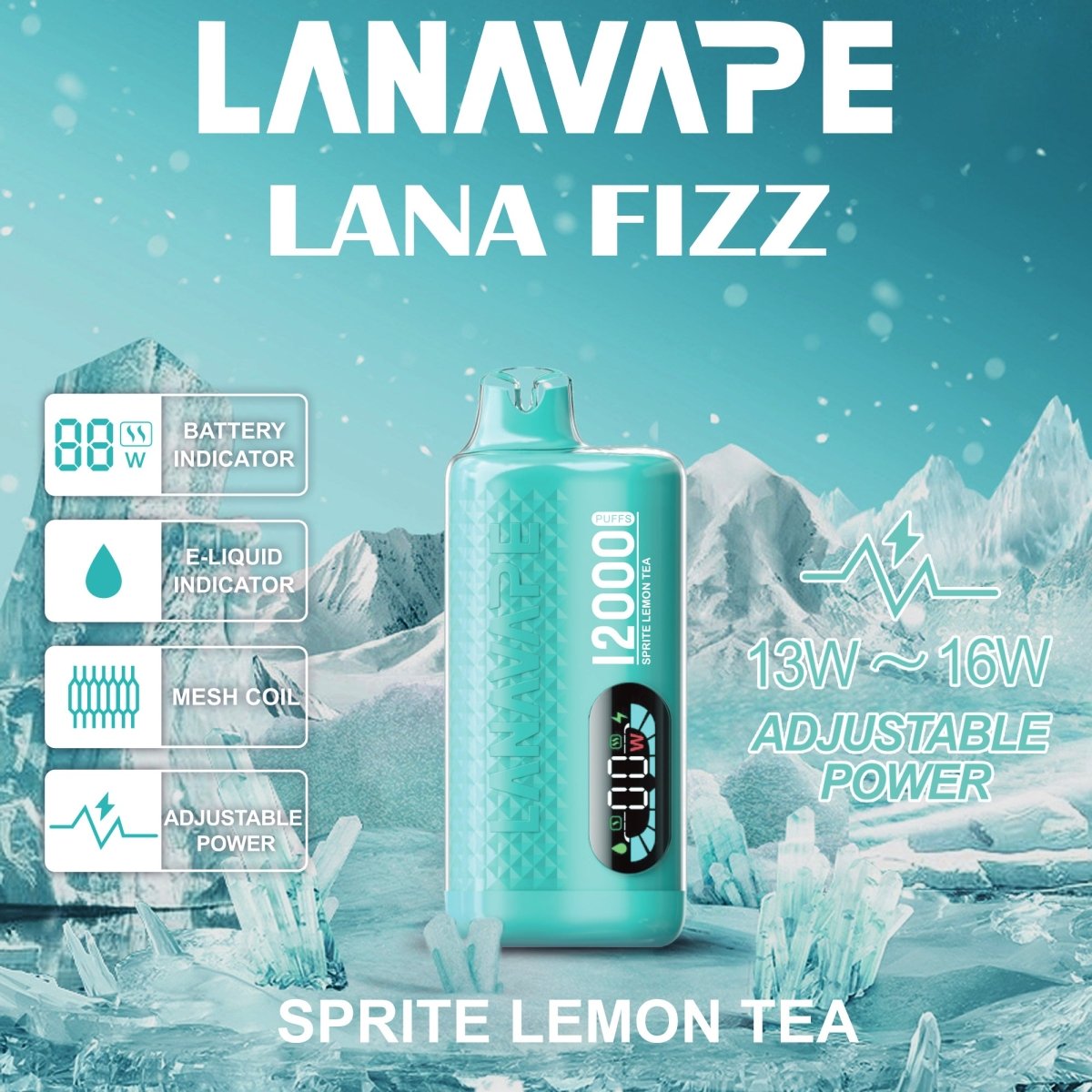 Lana Fizz 12K レモンティー味 - BandVape