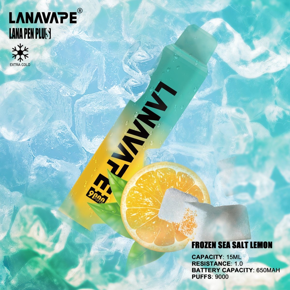 Lana Pen Plus 9K シーソルトレモン味 - BandVape