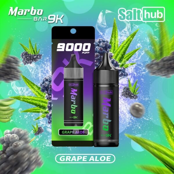 Marbo Bar 9K グレープアロエ味 - BandVape